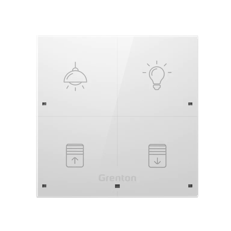 Touch Panel 4B Pictogrammes Blanc
