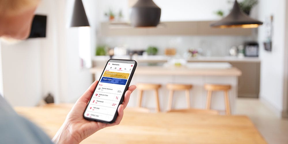 Application myGrenton sur smartphone
